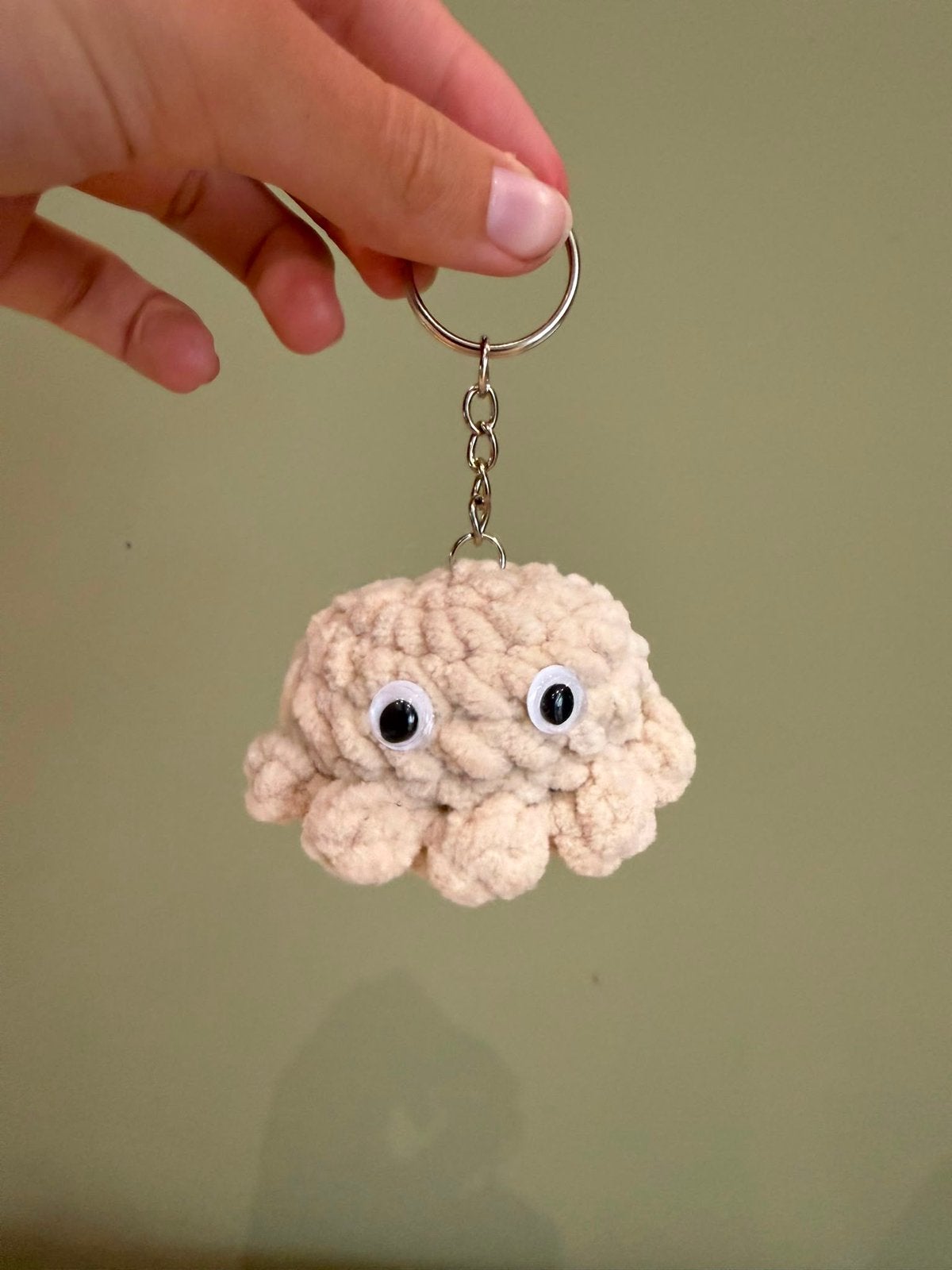 Propre Création  : porte-clés en crocher bébé poulpe, Collections, Porte-clés, Enlèvement ou Envoi, Neuf