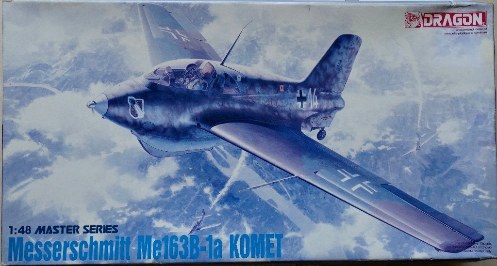 DRAGON 1:48 - MESSERSCHMITT Me163B-1a KOMET, Neuf, Enlèvement ou Envoi, Avion, Plus grand que 1:72