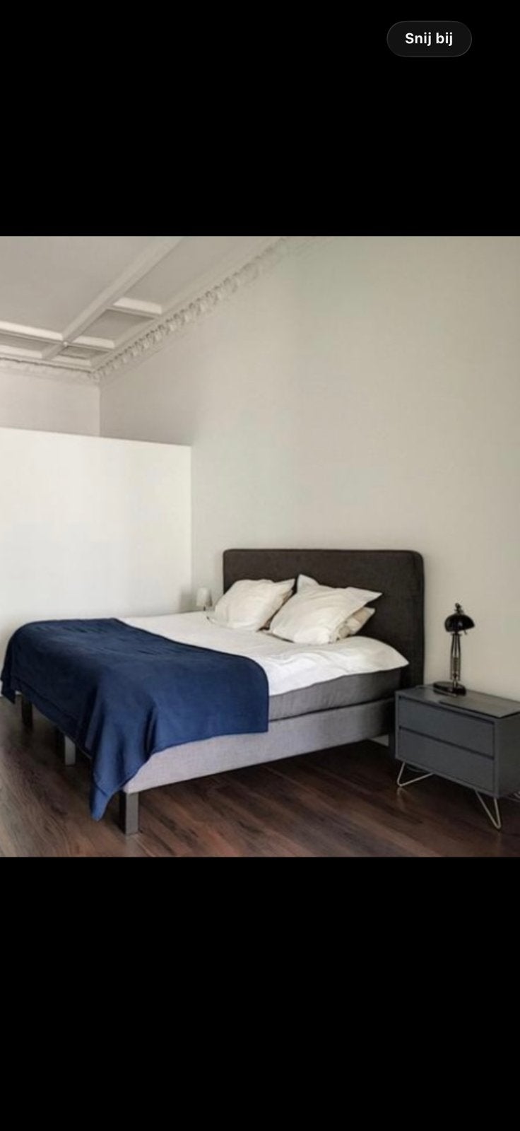 IKEA SÄBÖVIK boxspring, Maison & Meubles, Gris, Enlèvement, Utilisé, 180 cm