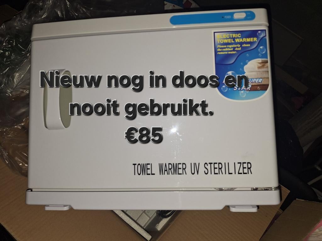 Handdoekwarmer UV Sterilisator – NIEUW in doos – €85, Elektronische apparatuur, Ophalen