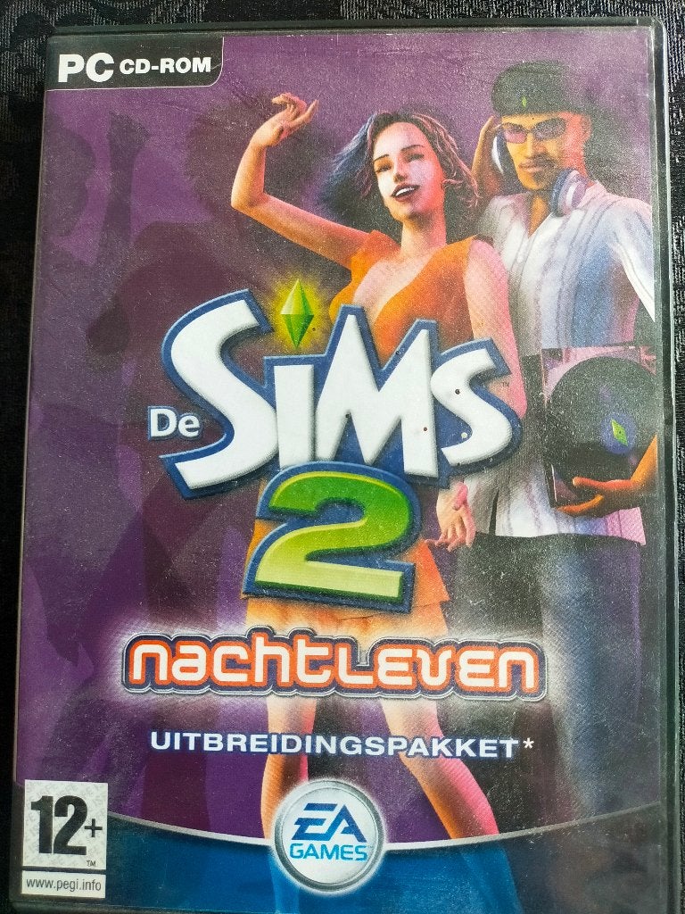 De SIMS 2 Game NACHTLEVEN, Games en Spelcomputers, Eén computer, Ophalen of Verzenden, Zo goed als nieuw, 3 spelers of meer
