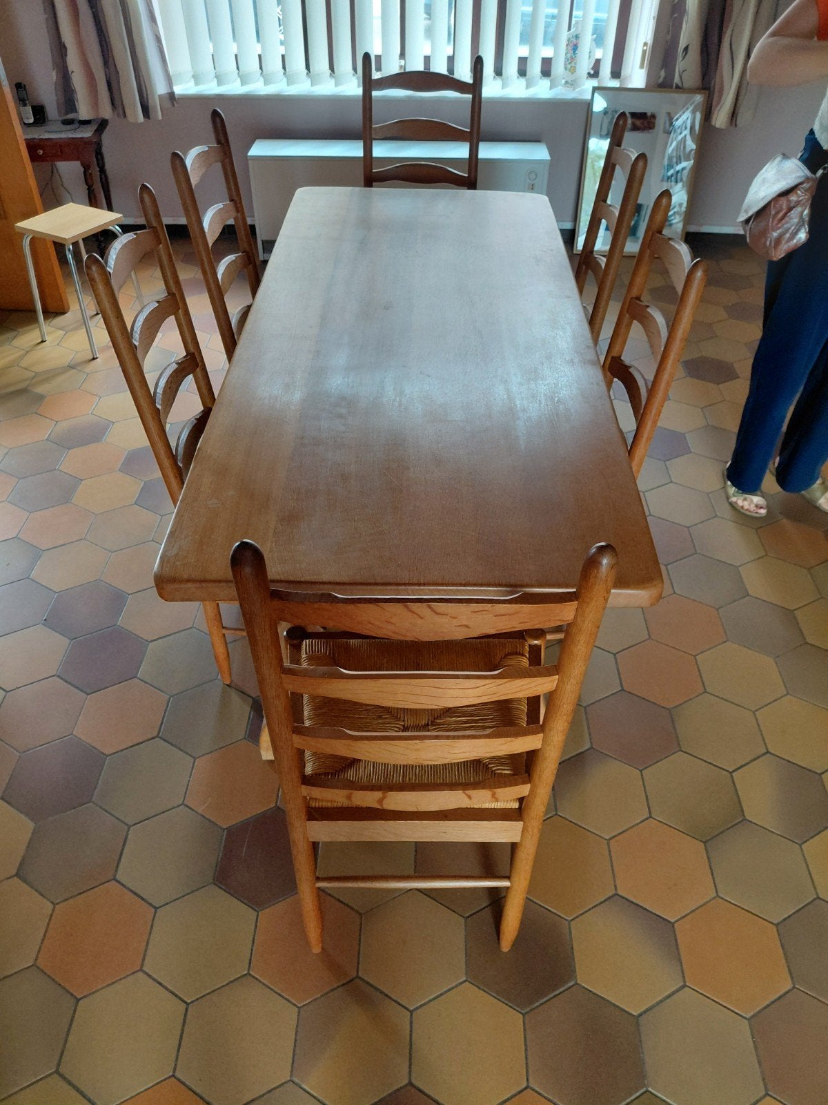 Salle a manger complète en chêne, Maison & Meubles, Enlèvement