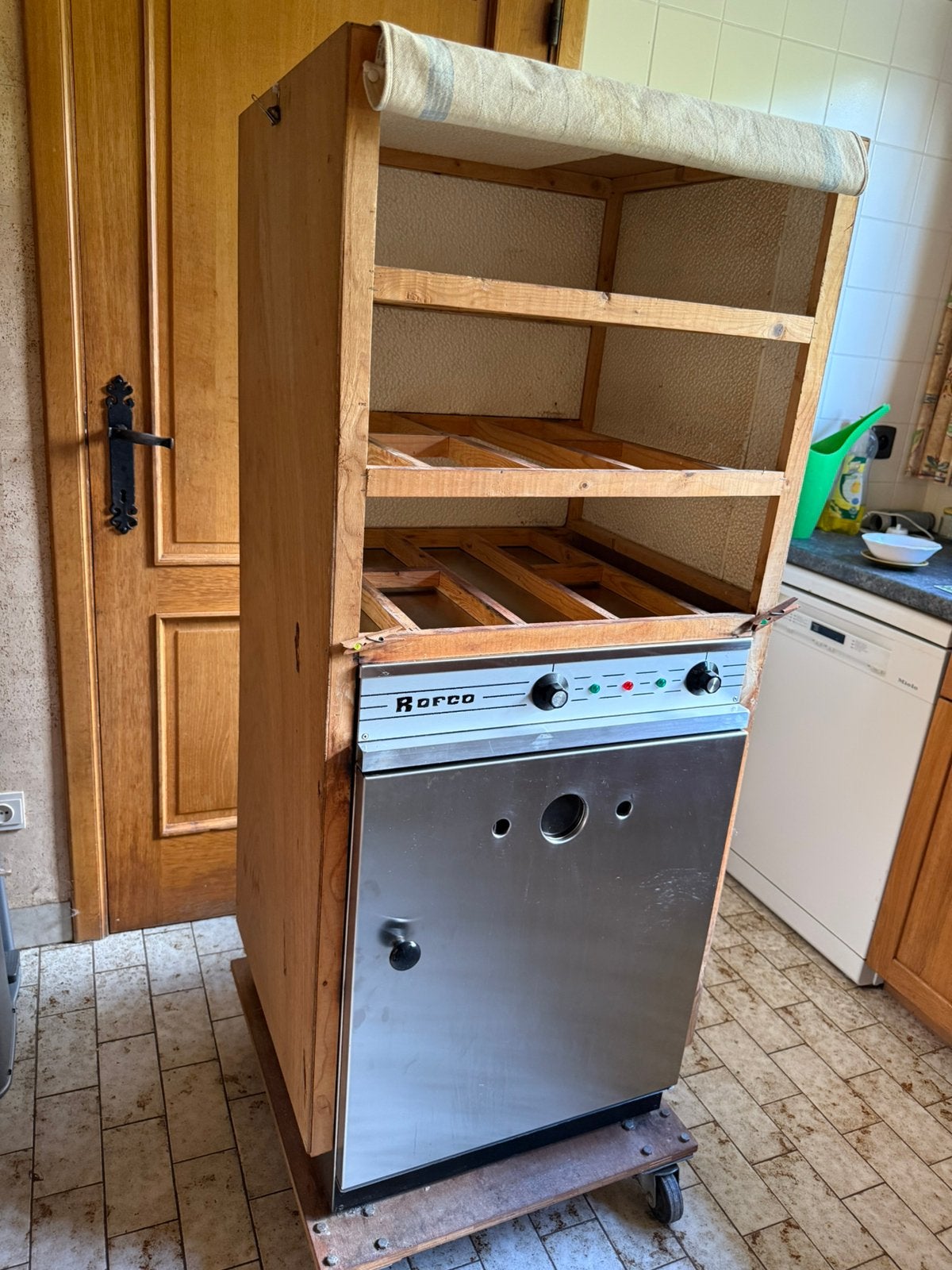 Brood en pizza oven op steen, Elektronische apparatuur, Ophalen, Overige merken, Pizzaoven, Zo goed als nieuw