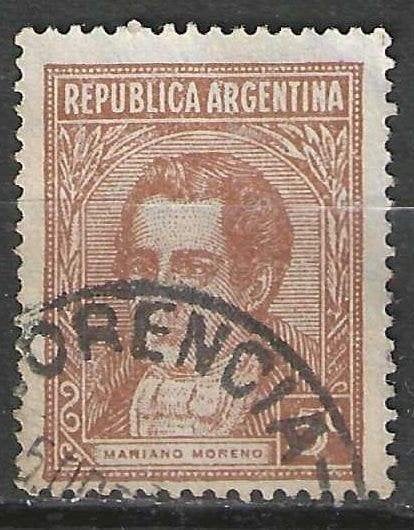 Argentinie 1935/1936 - Yvert 368 - Mariano Moreno (ST), Verzenden, Gestempeld