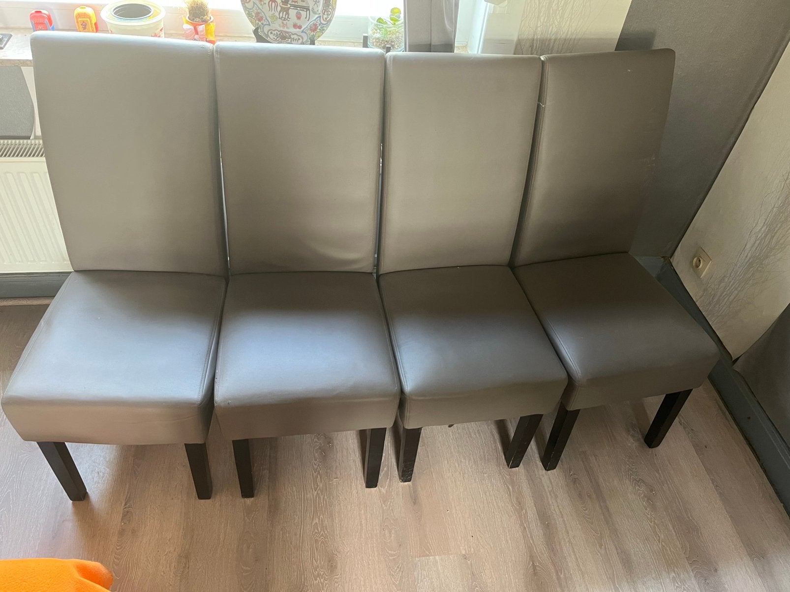 4 chaises de salon, Jardin & Terrasse, Bancs de jardin, Enlèvement, Utilisé