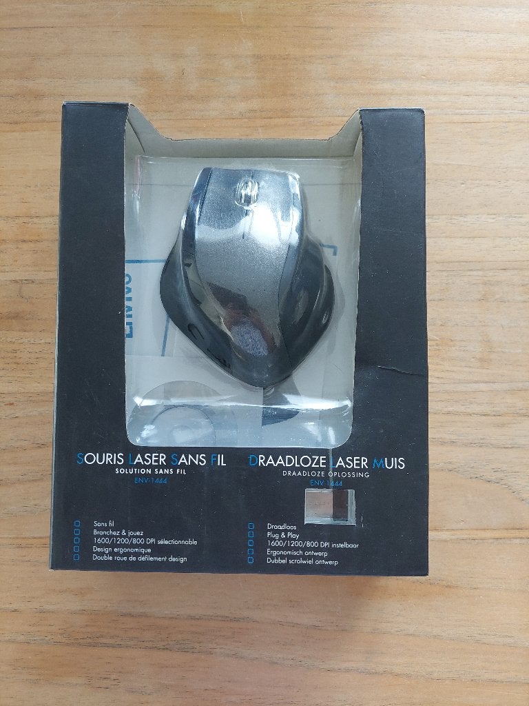 Draadloze lasermuis, Ophalen, Muis, Ergonomisch, Zo goed als nieuw