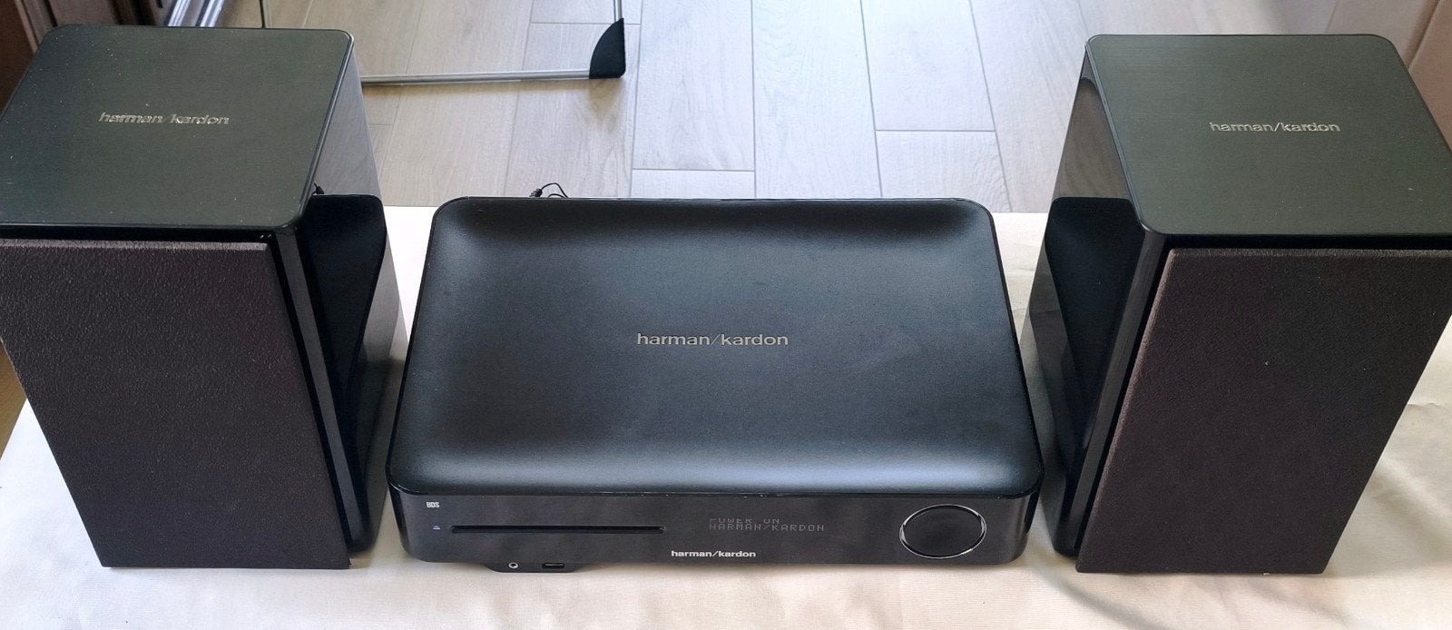 Harman Kardon BDS275 + 2 Harman Kardon luidsprekerset, 150 watt of meer, Bluetooth, Ophalen of Verzenden, Zo goed als nieuw