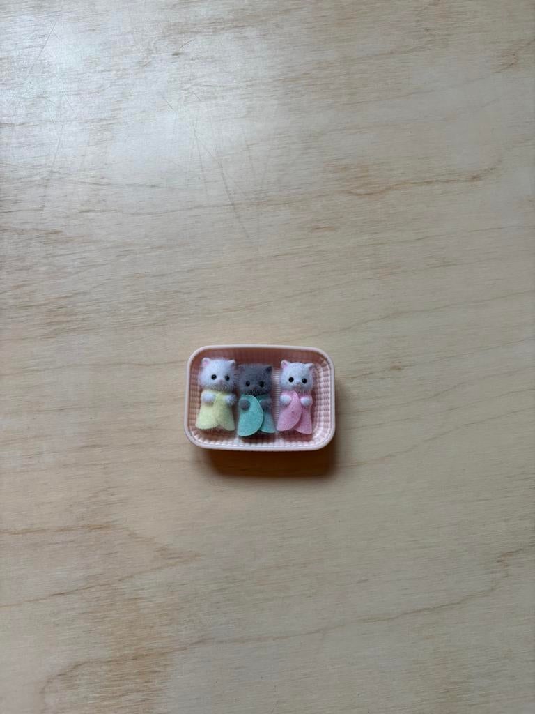 Sylvanian Family - baby kitten set, Ophalen, Zo goed als nieuw