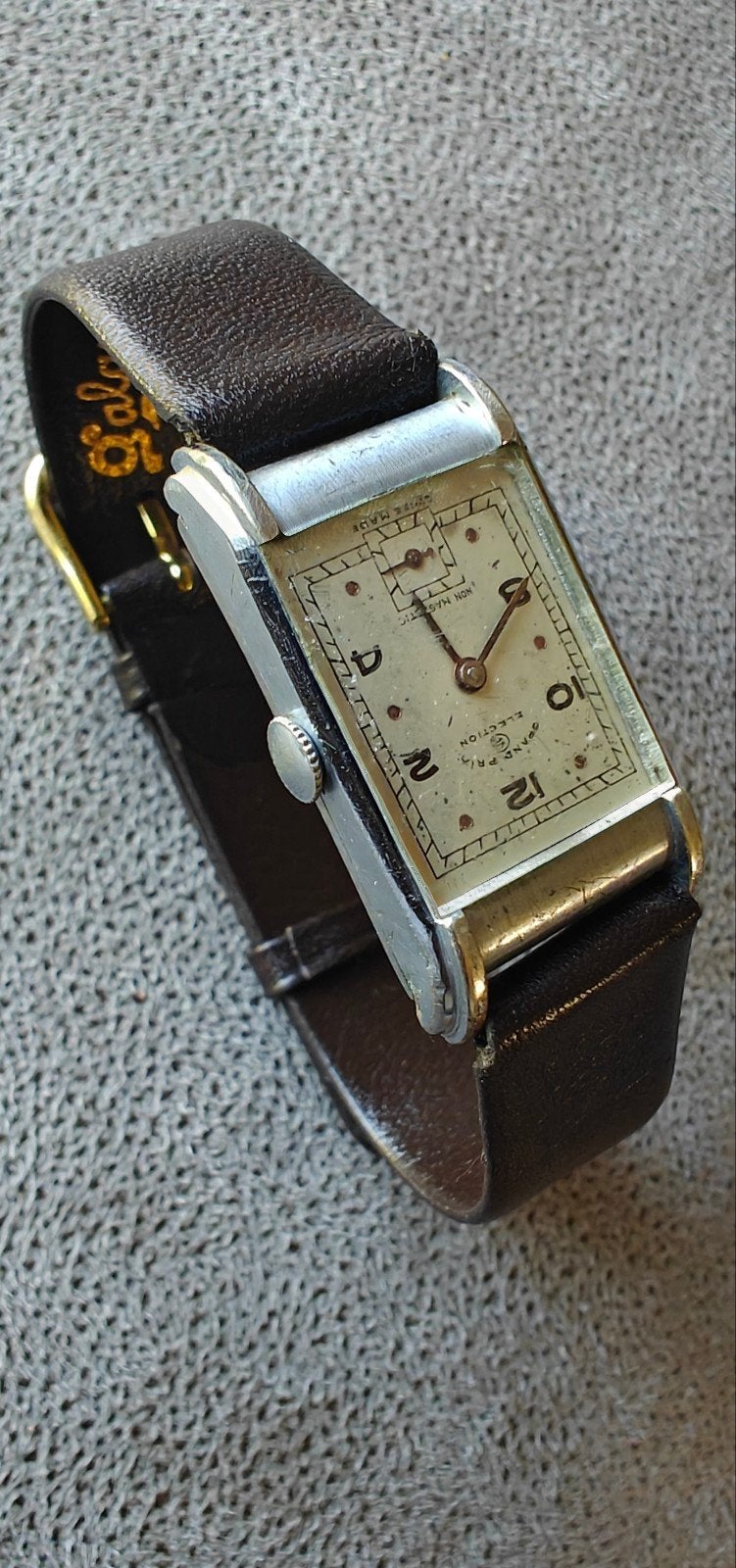 Art deco horloge uit 1940, Ophalen of Verzenden
