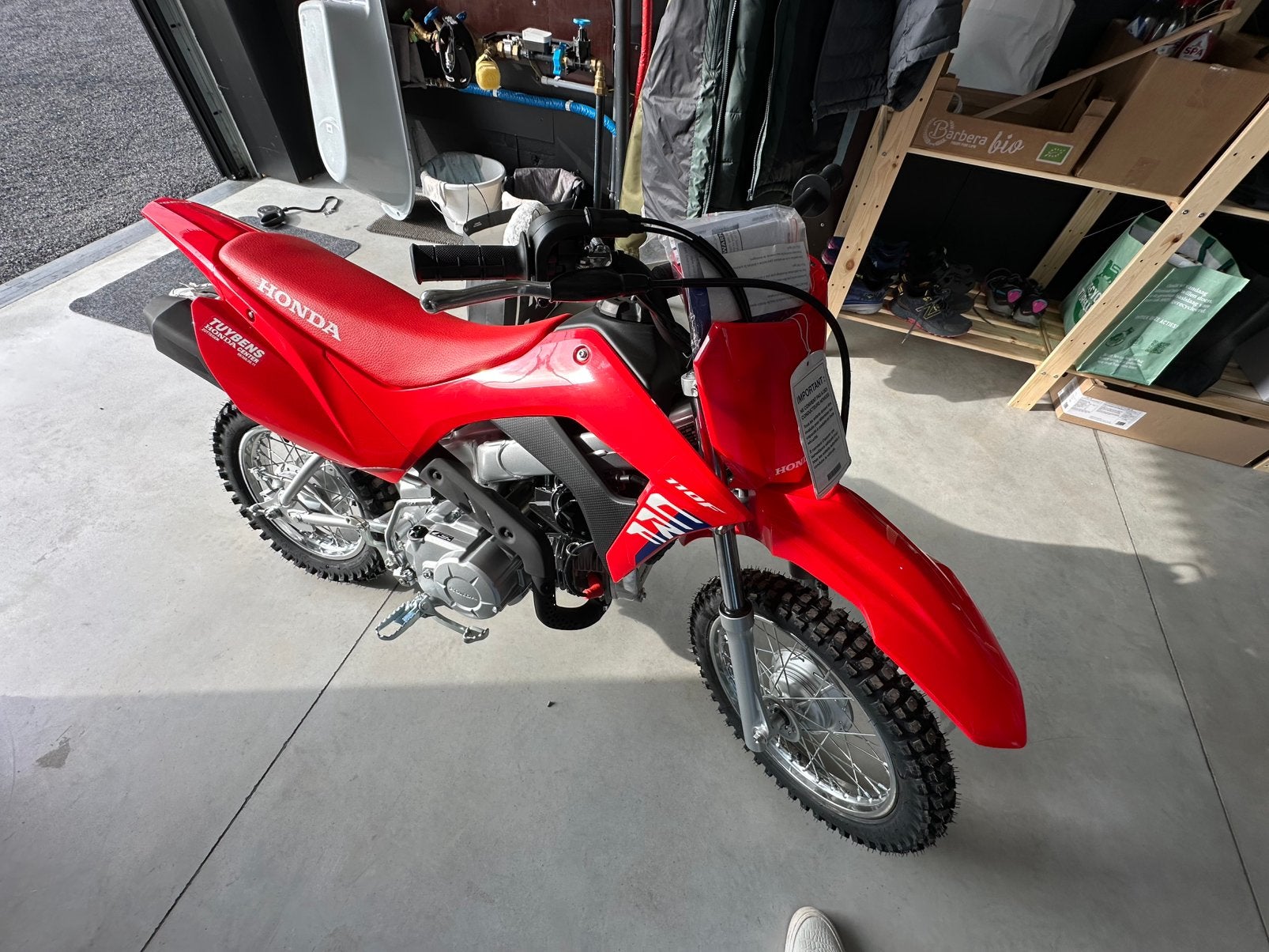 HONDA CRF 110 2025 1HR (NEW), Fietsen en Brommers, Brommers | Honda, Ophalen, Zo goed als nieuw