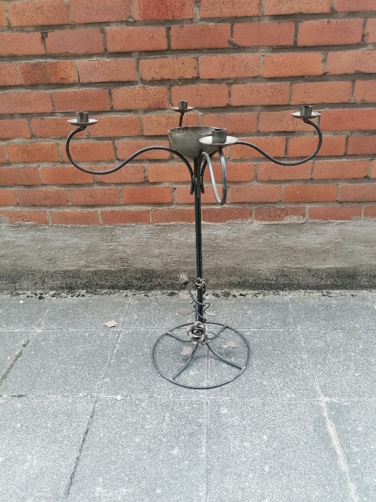 kroonluchter, Ophalen, Overige materialen