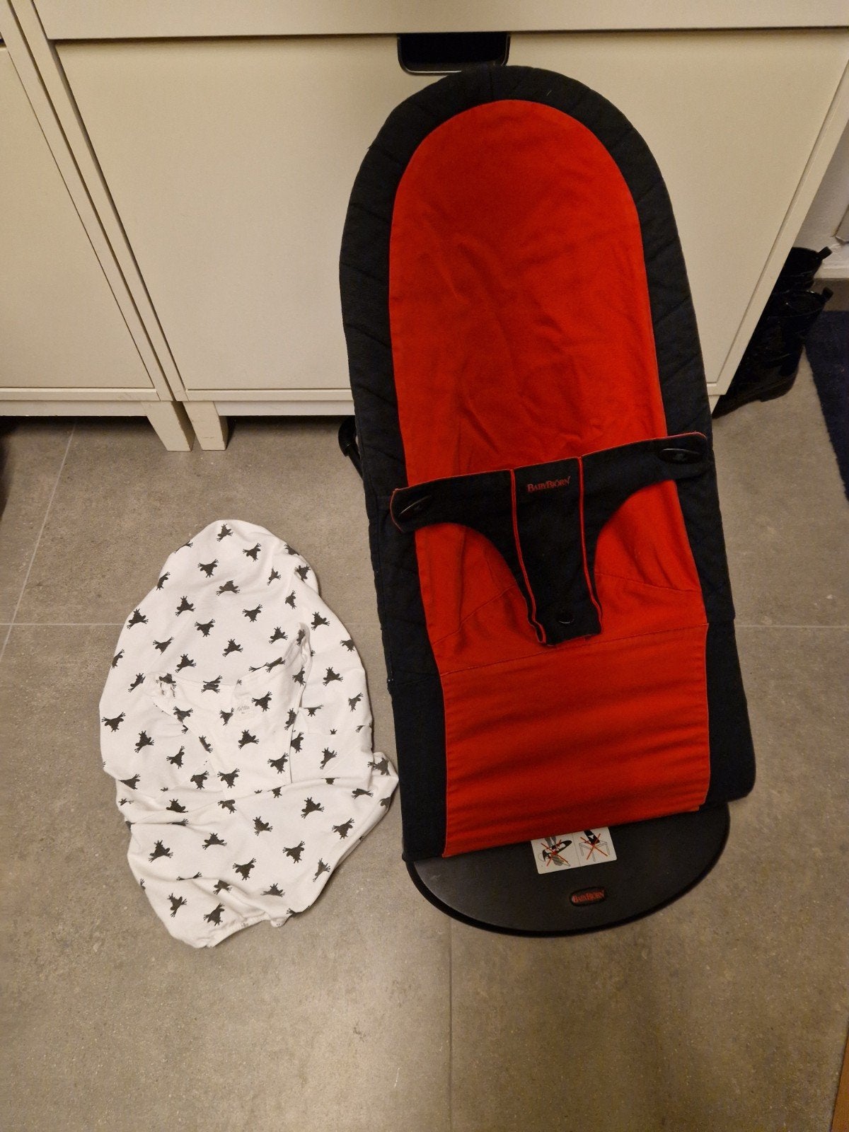 babybjorn relax met fun das overtrek, Ophalen