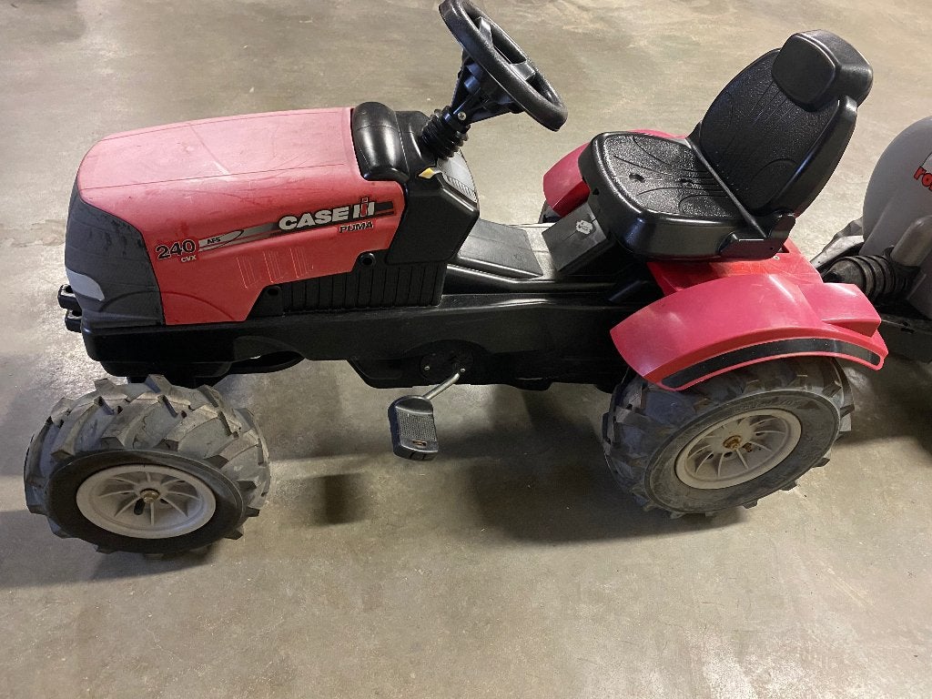 Speelgoed trap tractor Case, Ophalen, Gebruikt