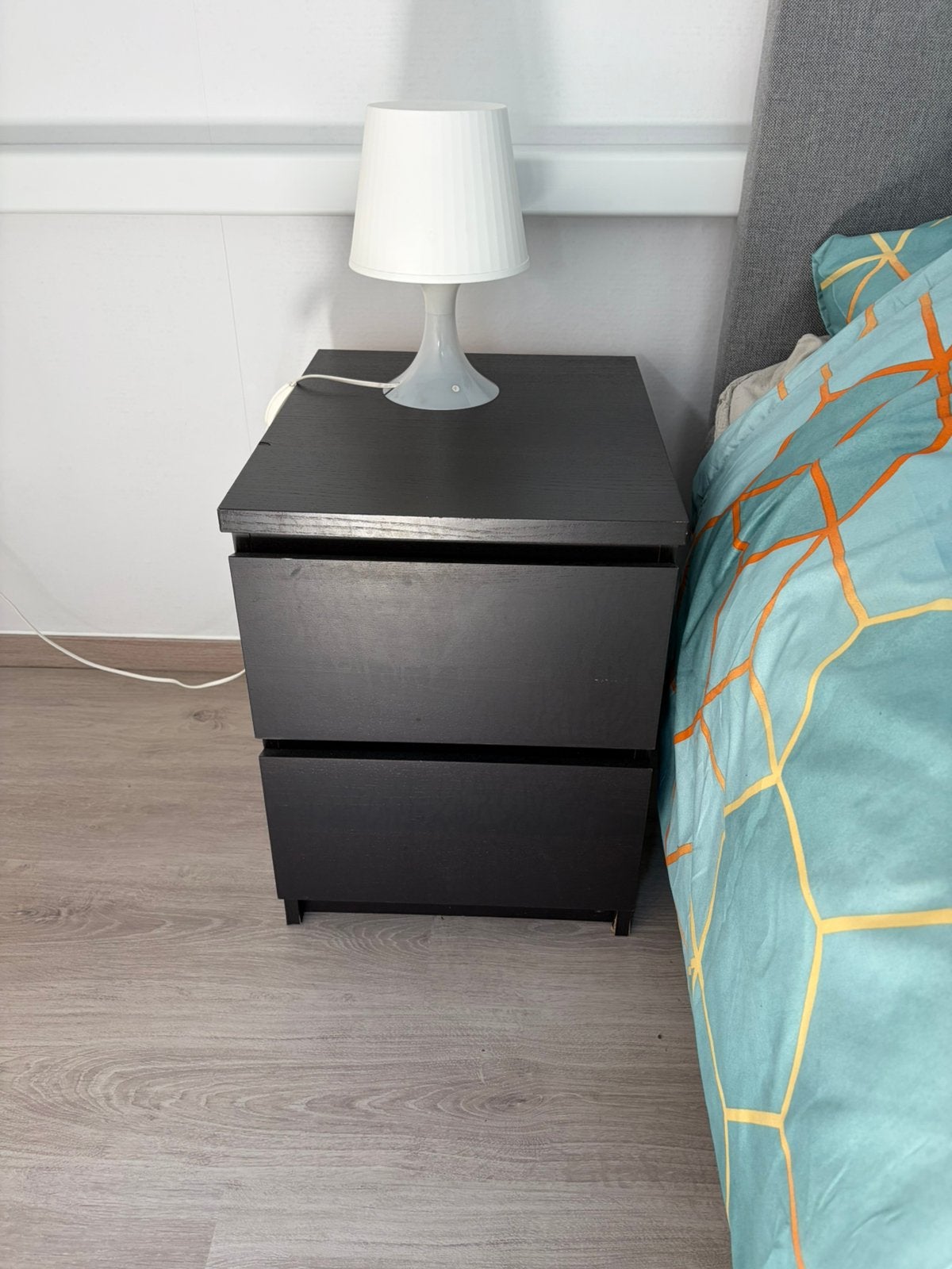 Nachtkastjes Ikea Malm, Ophalen, Gebruikt, Minder dan 45 cm, Minder dan 55 cm
