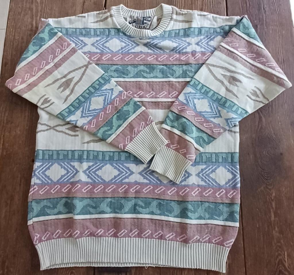 Vintage retro trui maat XL, Verzenden