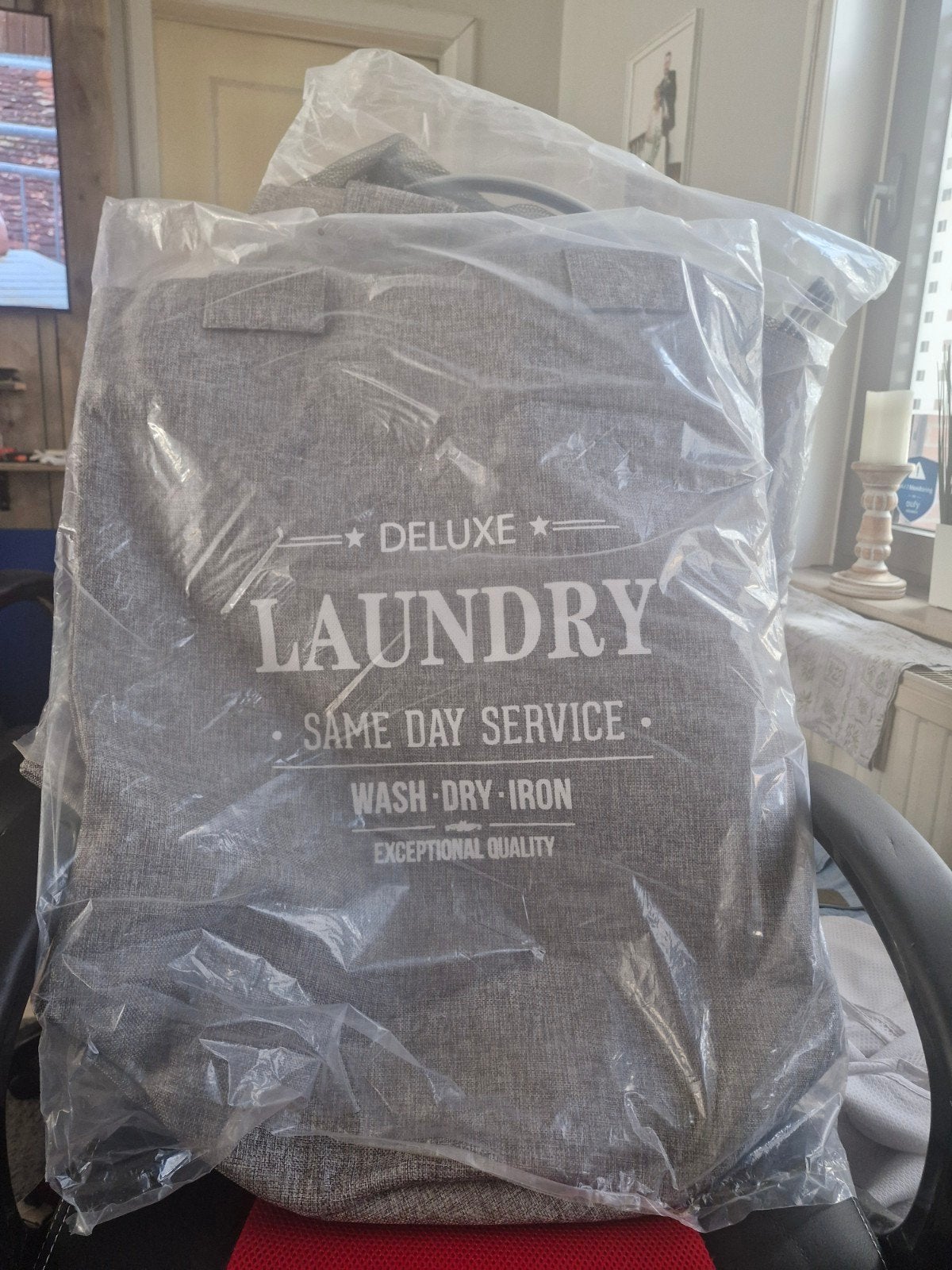 te koop opvouwbare wasmand, 4 tot 6 kg, Ophalen, Nieuw, Minder dan 85 cm