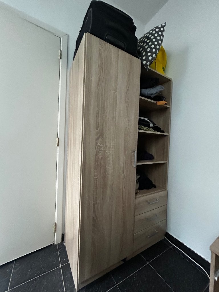 Armoire, Neuf, 50 à 100 cm, Autres essences de bois, Avec espace de penderie