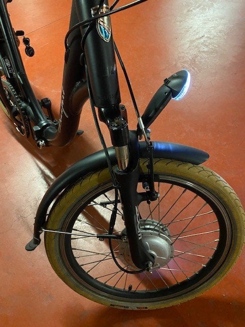 Electrische Plooifiets , merk BEAUFORT, Ophalen, Minder dan 10 versnellingen, Vering, Zo goed als nieuw