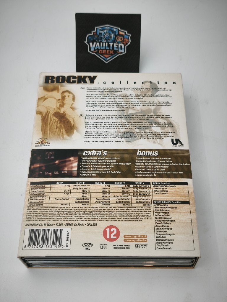 Rocky Collection coffret DVD – Sylvester Stallone, Enlèvement ou Envoi, Comme neuf