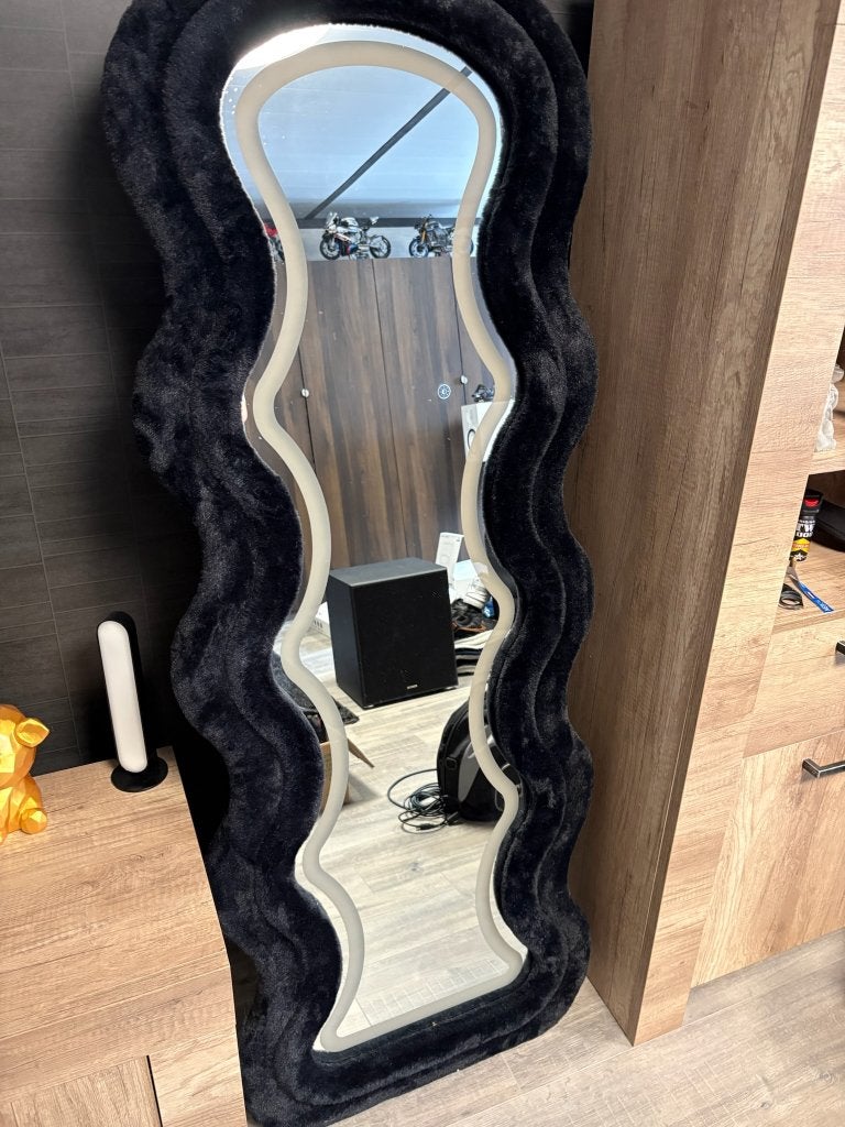 Teddy Spiegel met LED Verlichting – Nette Staat, Huis en Inrichting, Ophalen, Minder dan 50 cm, 100 tot 150 cm, Zo goed als nieuw
