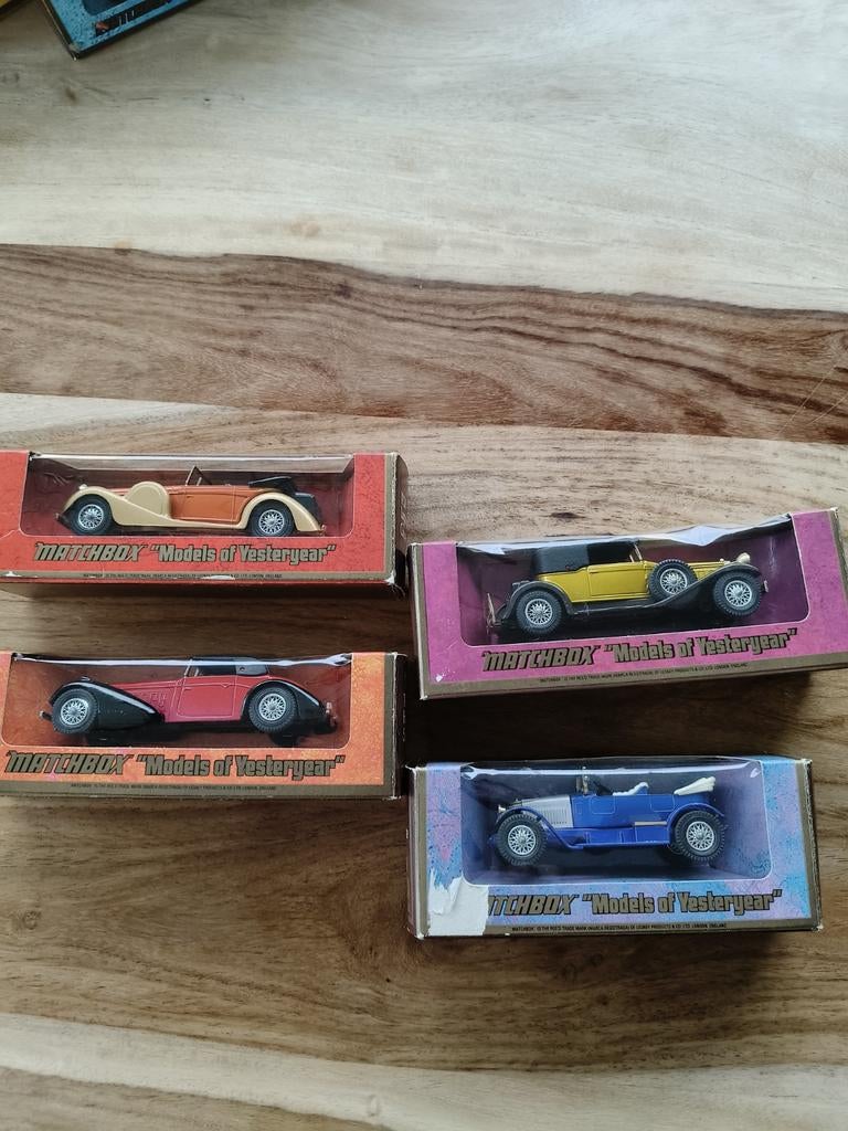 4 Matchbox Models of yesterday in originele doosjes, Ophalen