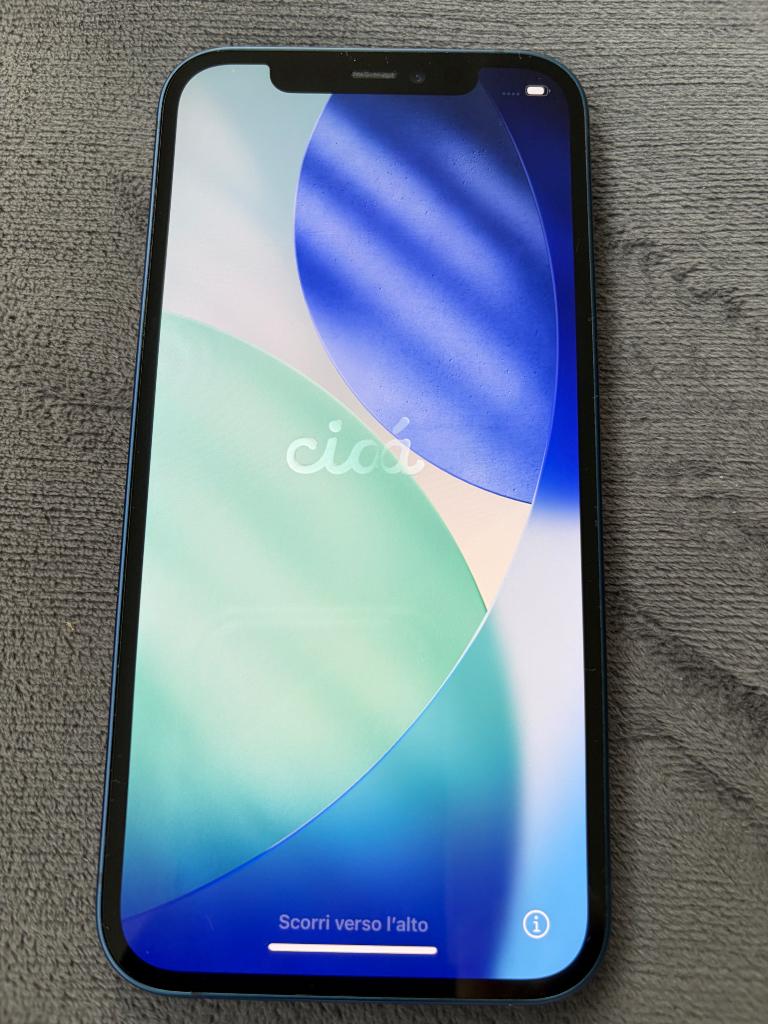 iPhone 12 128 GB, Telecommunicatie, Mobiele telefoons | Apple iPhone, Ophalen, 80 %, 128 GB, Blauw