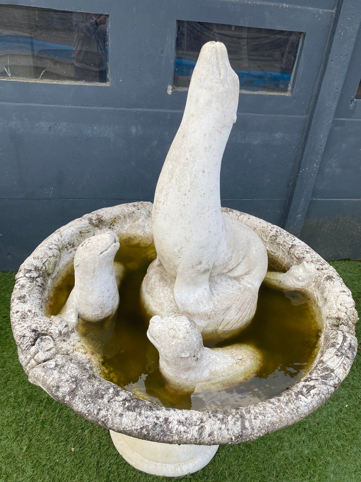 Fontein, Tuin en Terras, Ophalen, Gebruikt, Beton, Fontein
