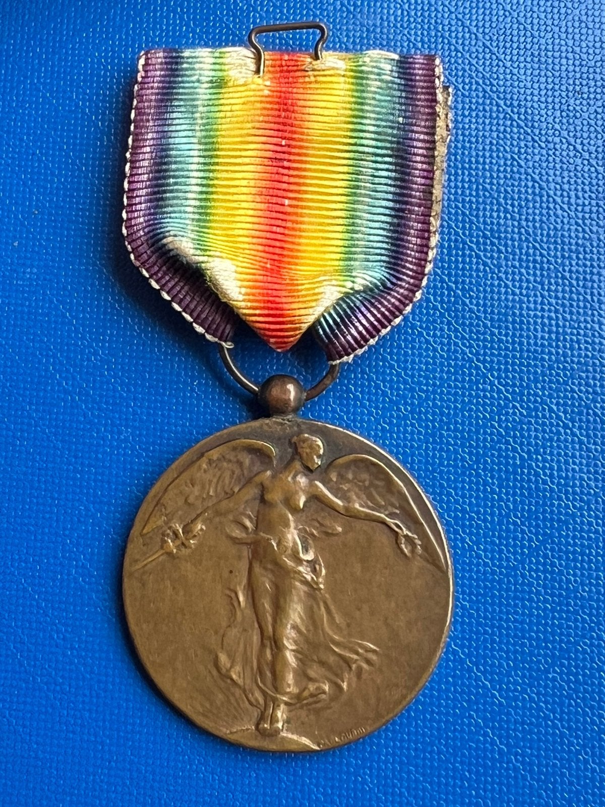 Médaille de la victoire interalliée 1914 - 1918, Timbres & Monnaies, Enlèvement ou Envoi, Bronze