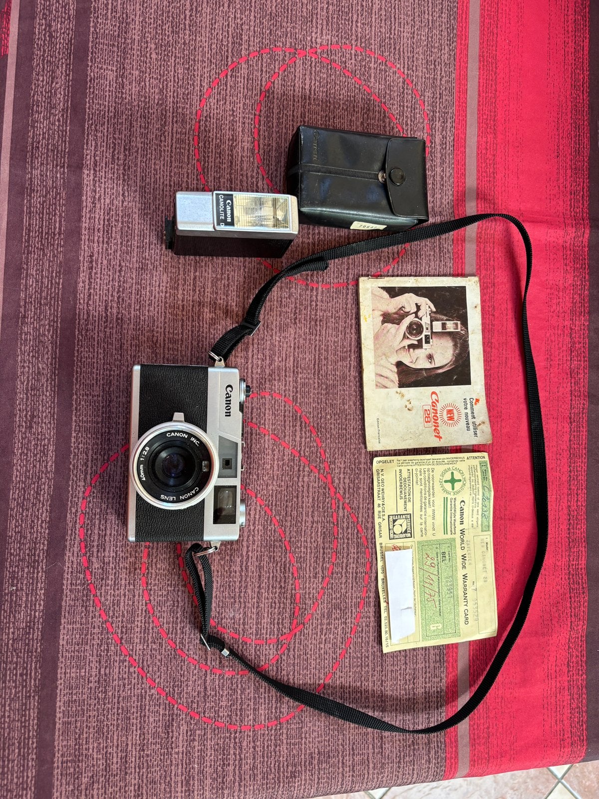 Canonet 28, Audio, Tv en Foto, Fotocamera's Analoog, Ophalen, Gebruikt, Canon