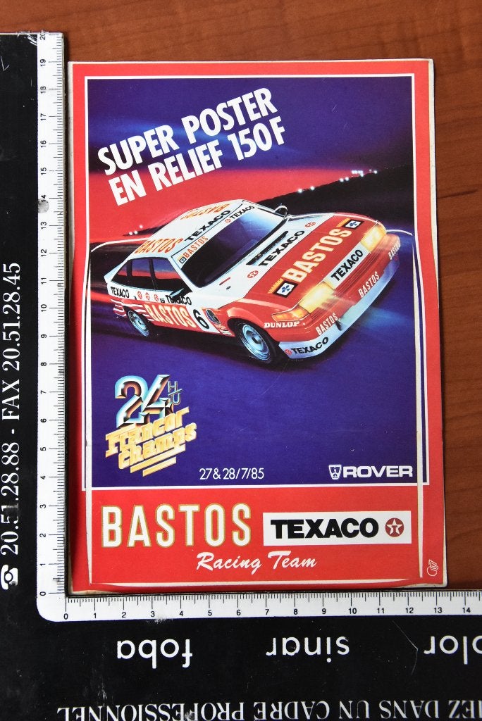 Autocollant publicitaire  Bastos Texaco Racing Team, Verzamelen, Ophalen of Verzenden