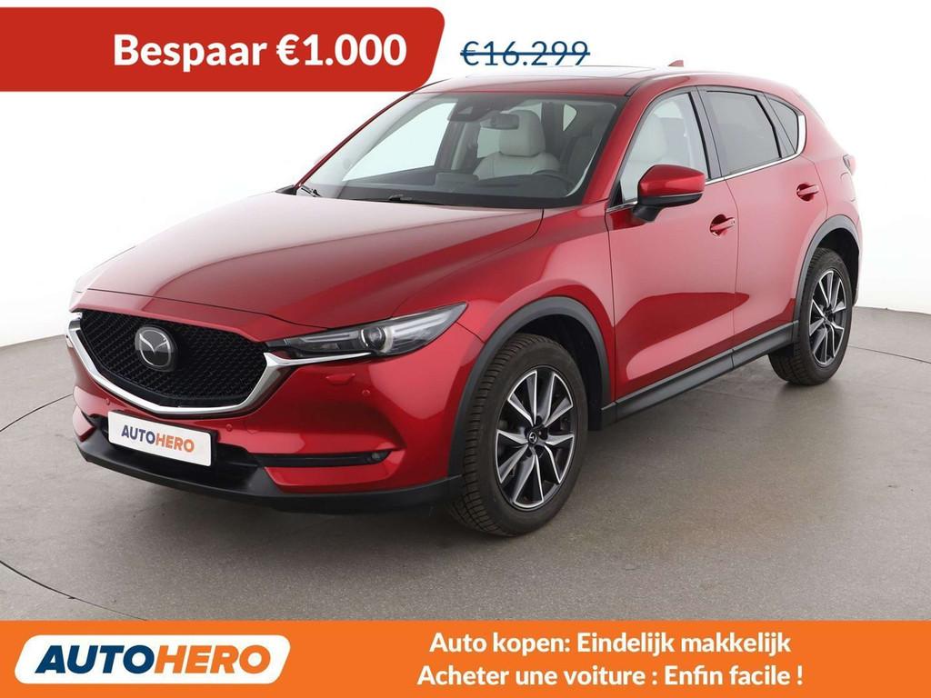 Mazda CX-5 2.2 Turbodiesel Exceed AWD (bj 2018, automaat), Auto's, Mazda, Automaat, Gebruikt, Zwart, 1535 kg