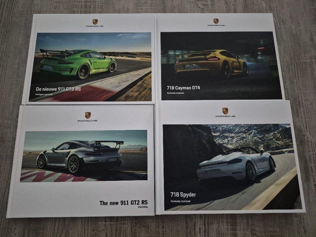 Porsche GT4 GT3 RS GT2 Spyder brochure, Enlèvement ou Envoi, Comme neuf, Porsche