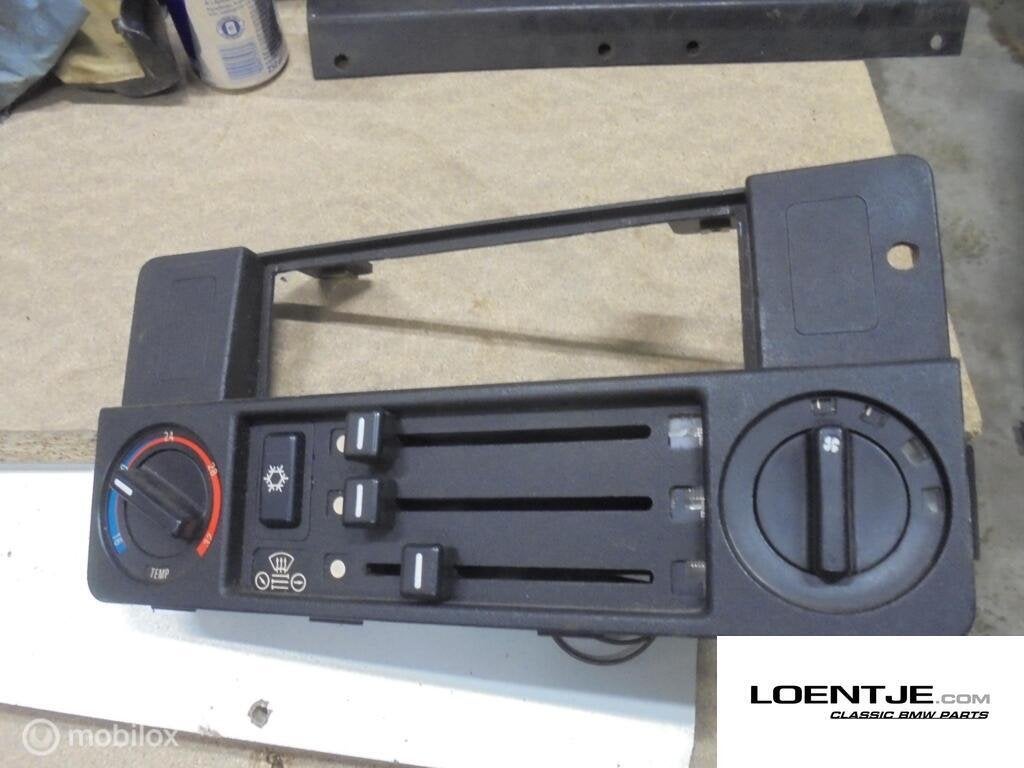 Bedieningspaneel kachel airco BMW E28 m5 528i 525i 520i etc, Enlèvement ou Envoi, Utilisé, BMW, BMW