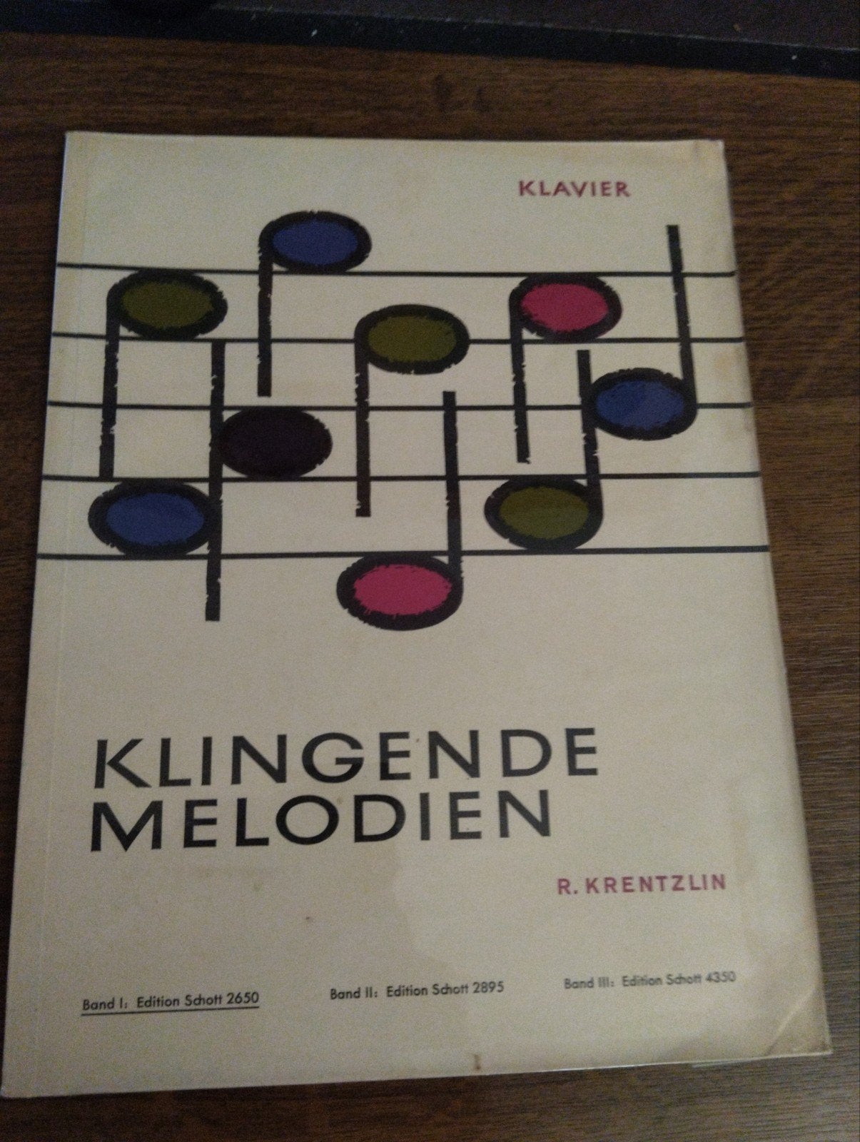 Mélodies chantantes pour piano, Envoi, Piano