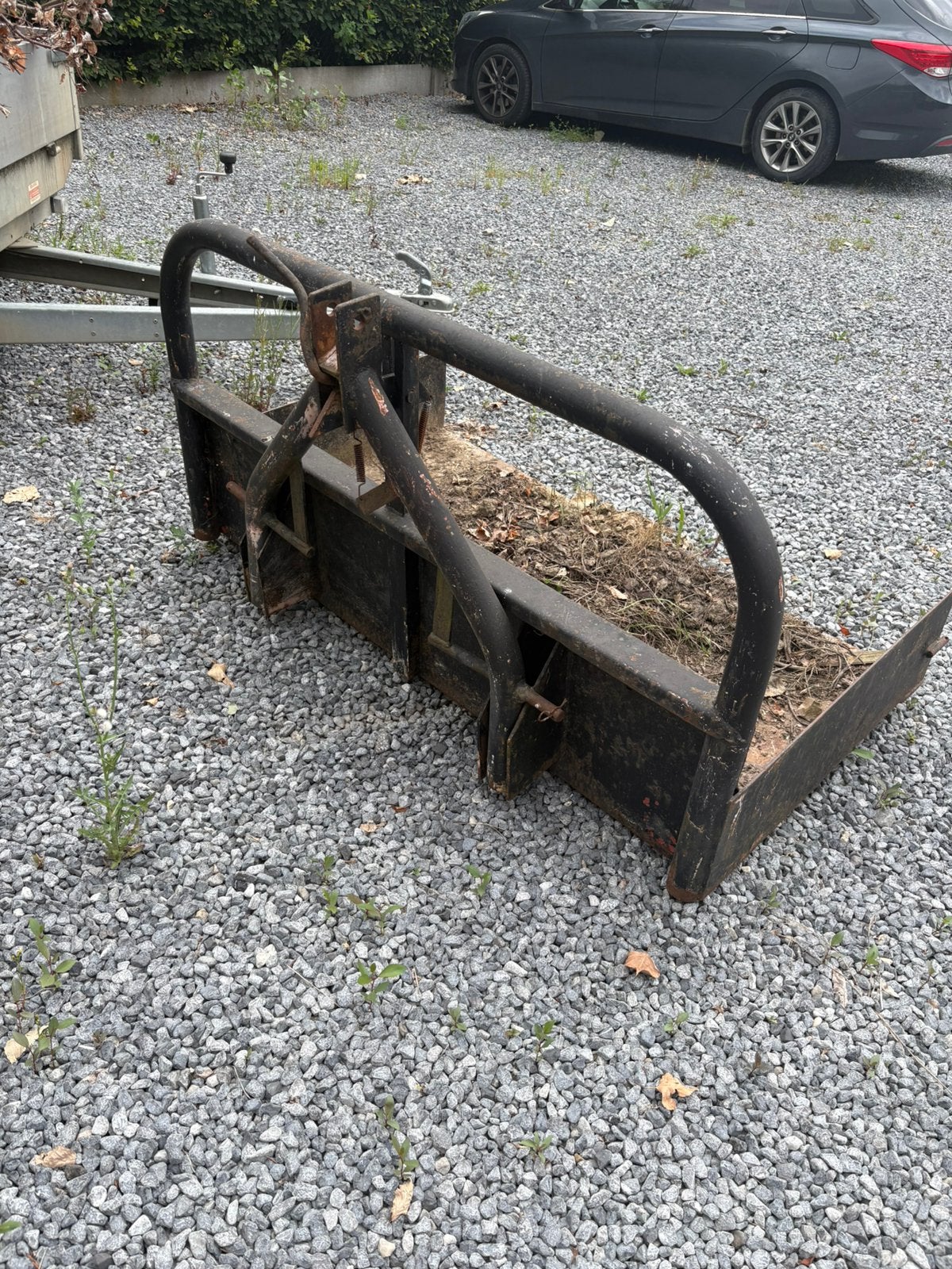 Kipbak tractor, Ophalen