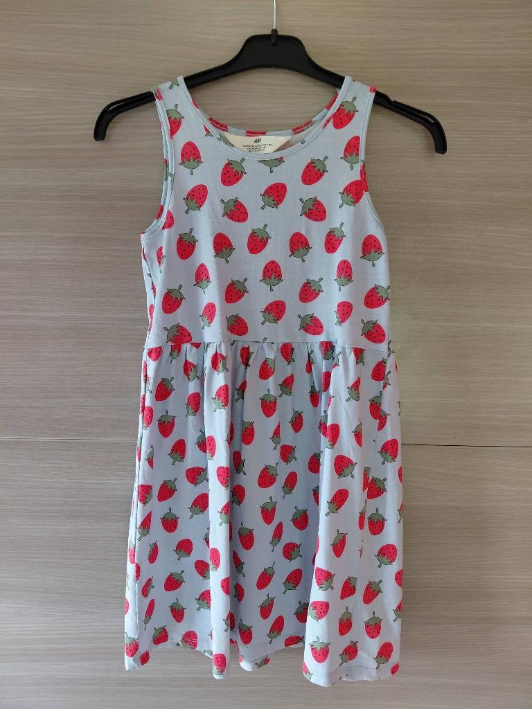 3 zomerkleedjes H&M maat 6 tot 8 jaar, Ophalen of Verzenden, Zo goed als nieuw, HM, Meisje