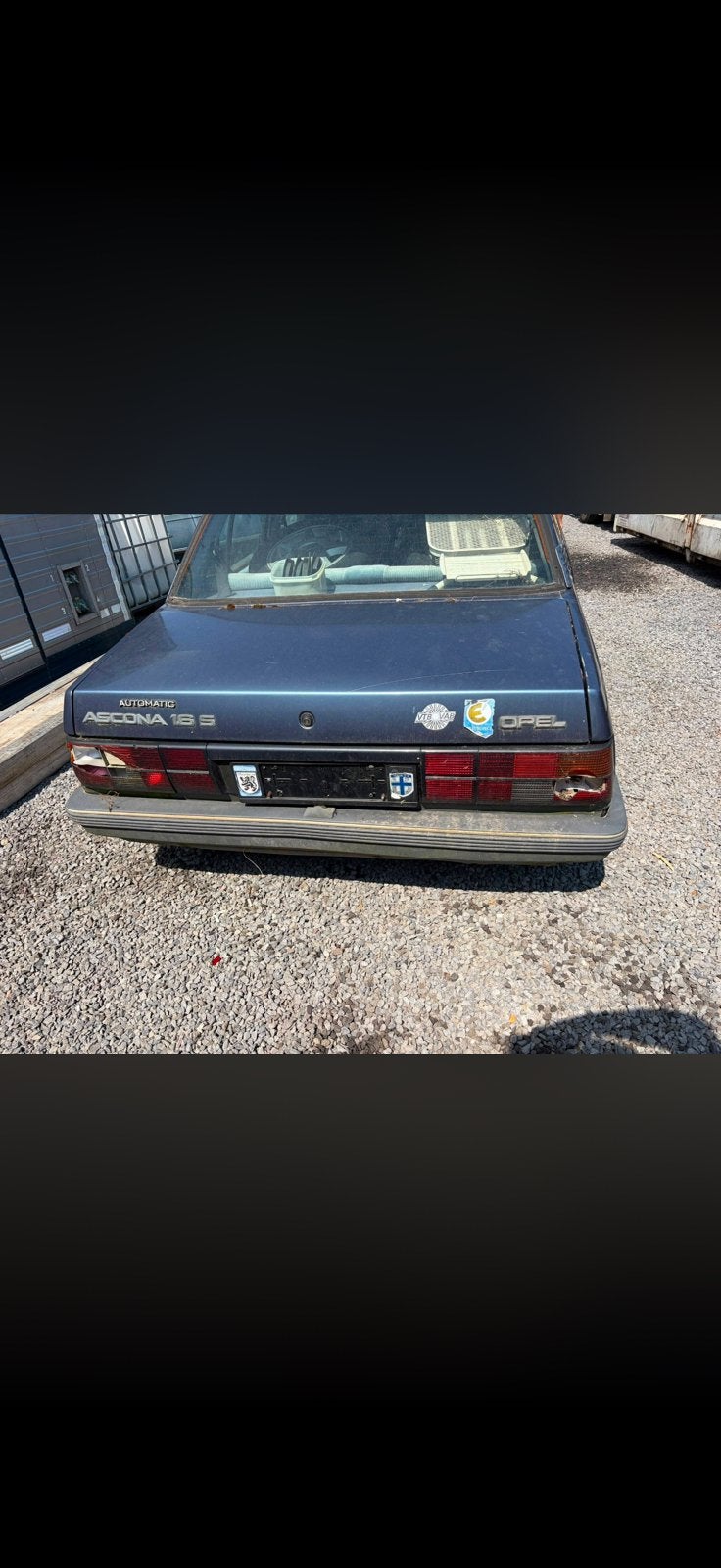 Opel ascona, Ophalen