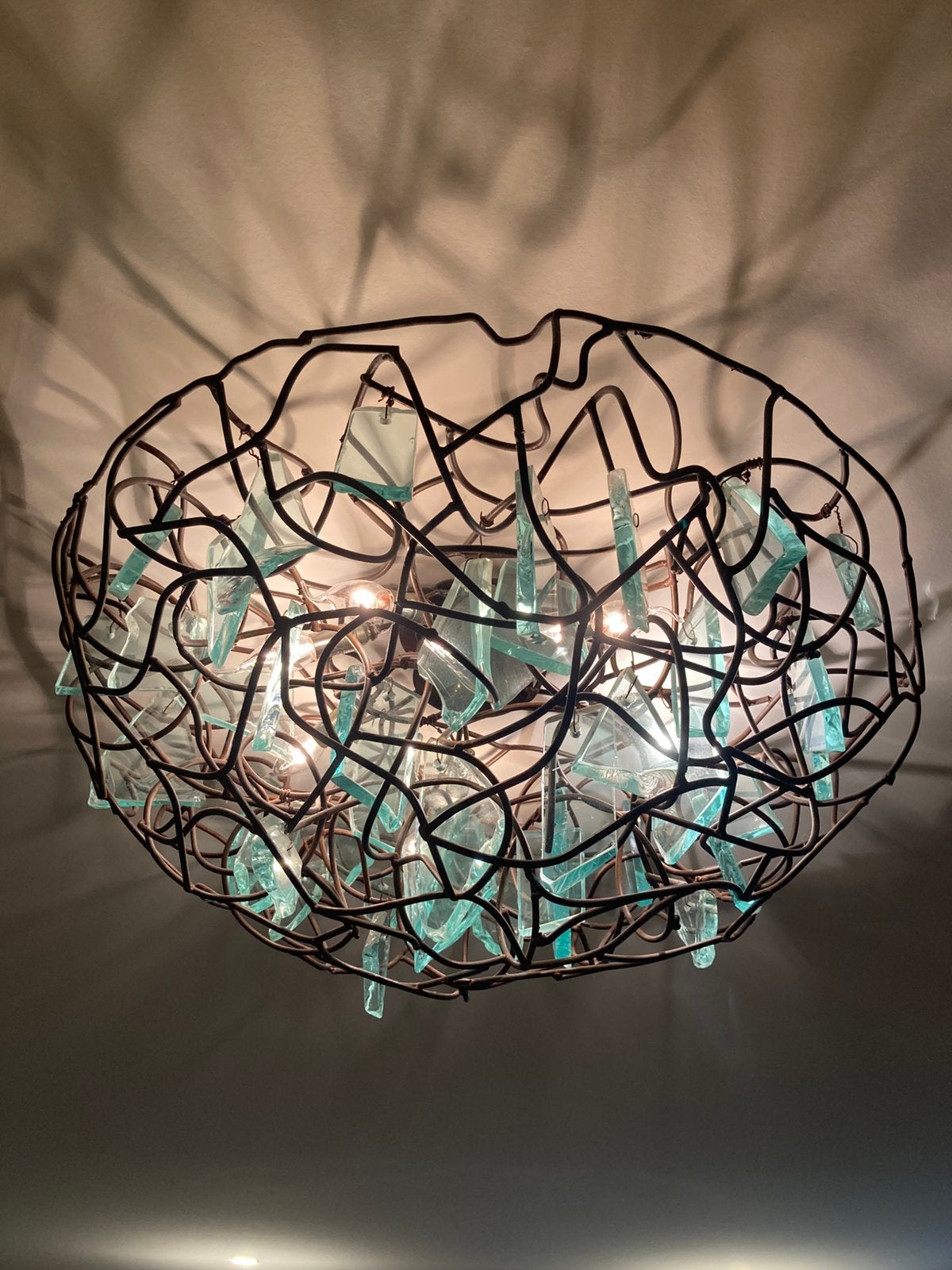 Design lamp Brand van Egmond, Ophalen, 83 cm, Design, Glas