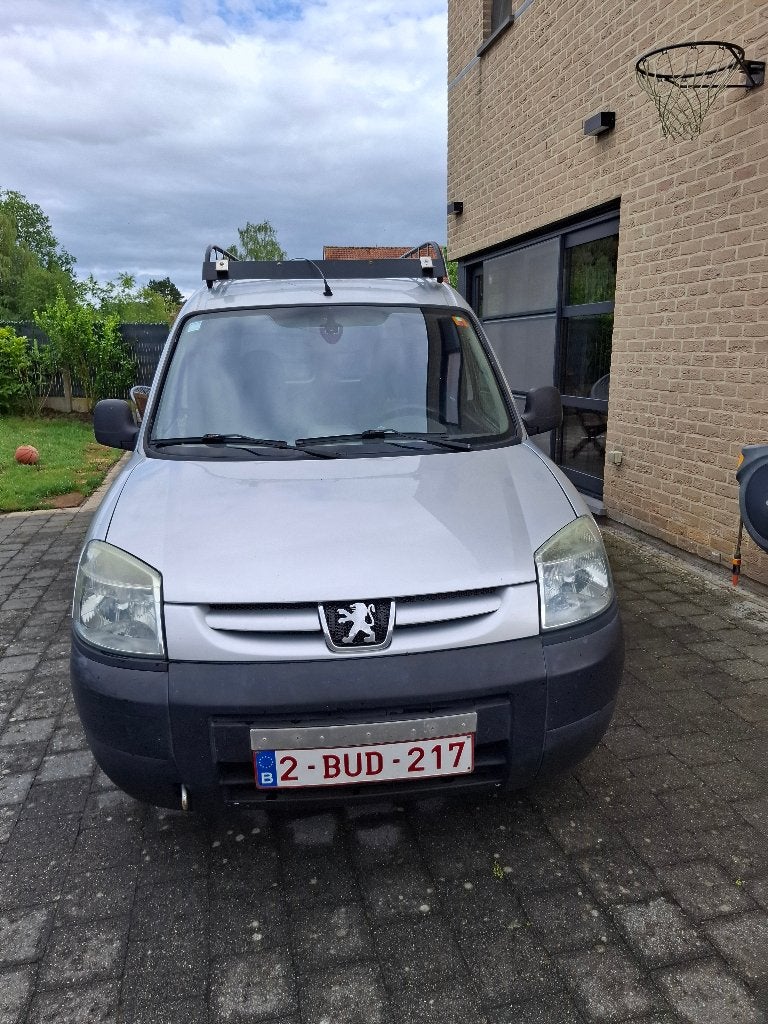 Peugeot Partner (2005) – 2.0 HDi 90Pk–Export / Handige Harry, Auto's, Voorwielaandrijving, Stof, Zwart, 4 cilinders