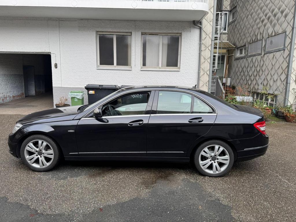 C 200 Kompressor Avantgarde, Auto's, Mercedes-Benz, Particulier, C-Klasse, Benzine, Euro 4, Zwart, Beige, Leder, Ophalen