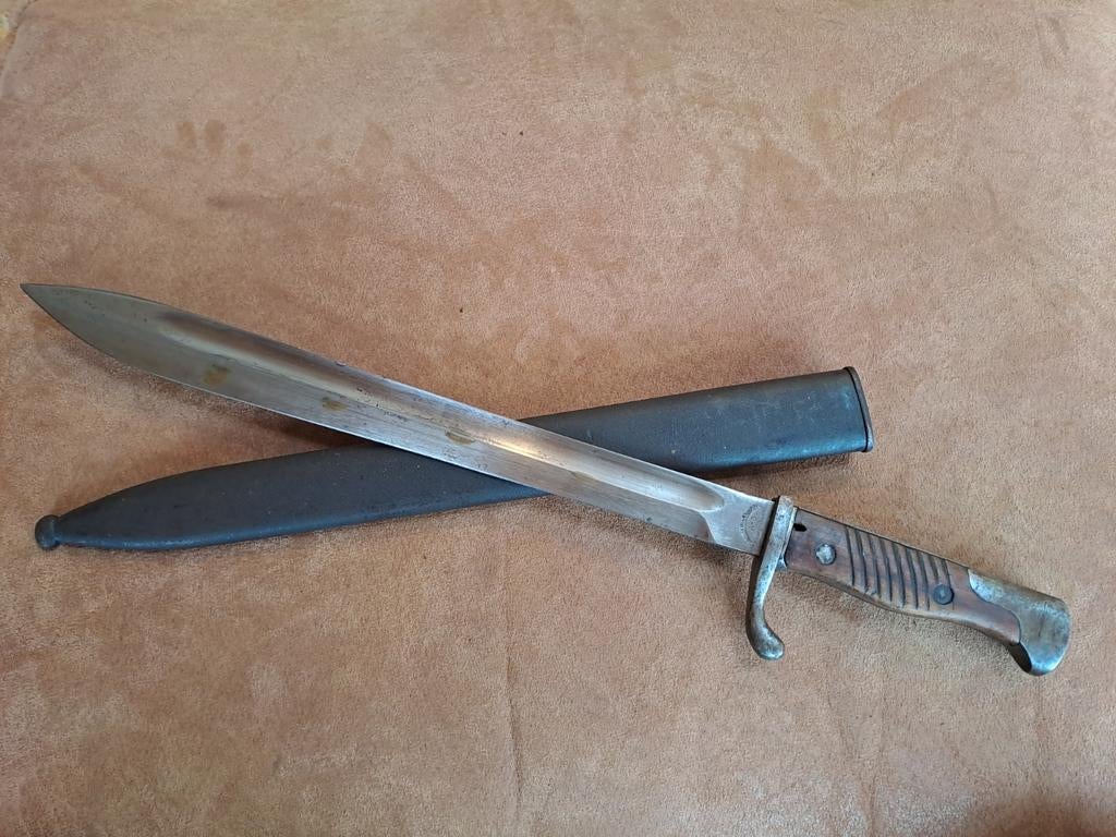 'Butcher' bajonet 1917 - Deutsche Maschinenfabrik A-G, Verzamelen, Ophalen of Verzenden