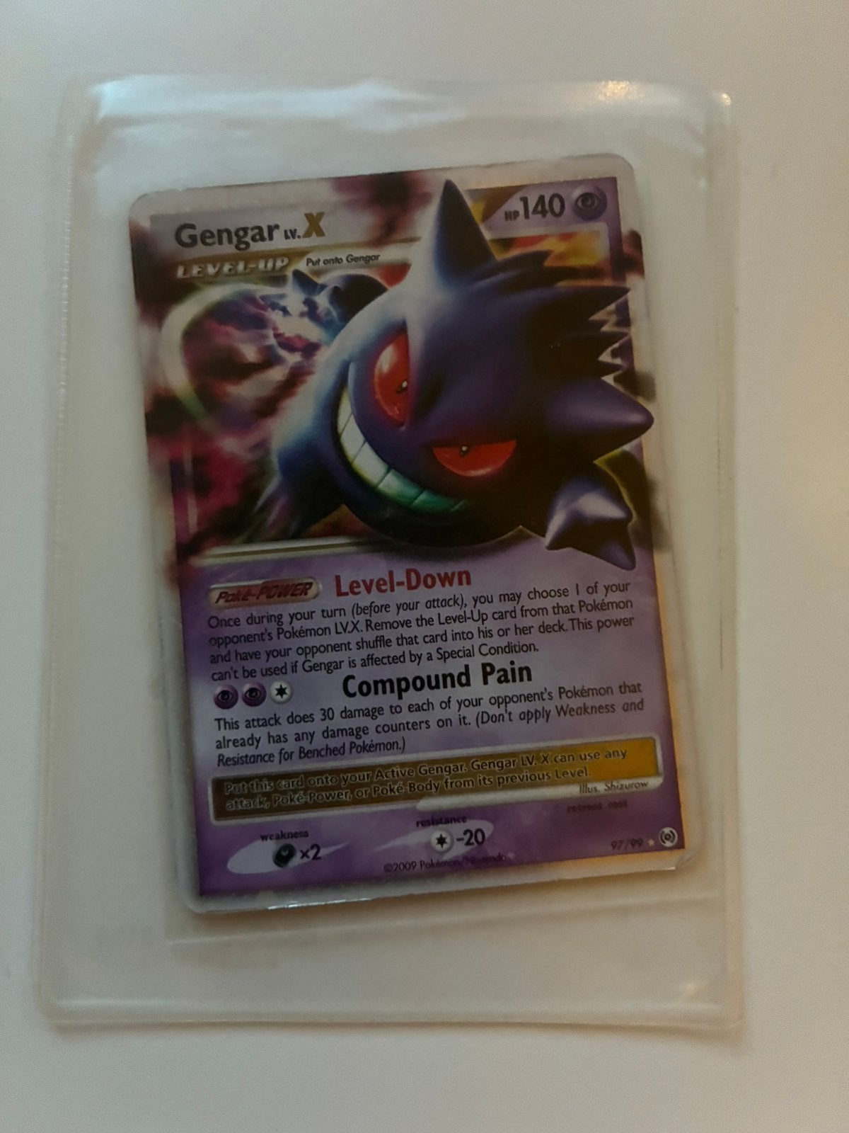 Gengar lv x, Ophalen of Verzenden, Losse kaart