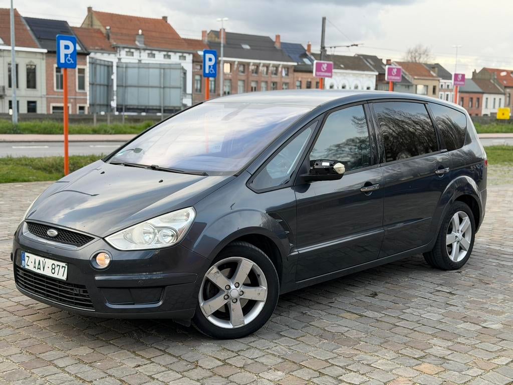 Ford S-Max 2.0Diesel Automaat 5pl, Auto's, Automaat, Leder, 5 deurs, Zilver of Grijs