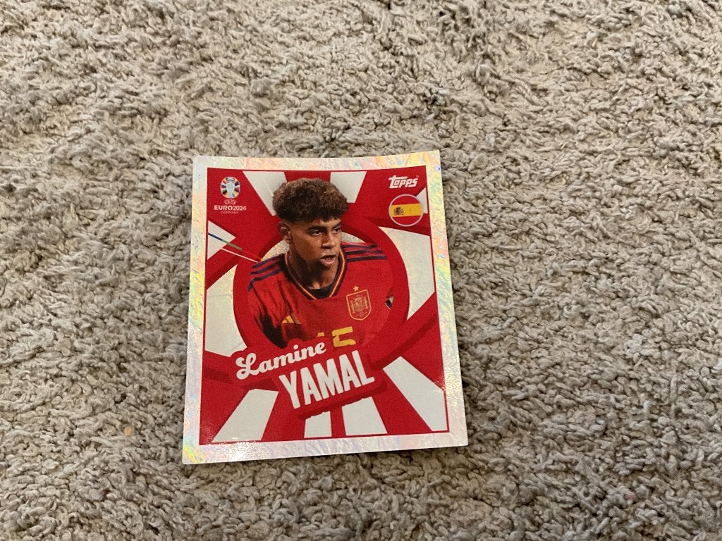Lamine Yamal sticker EK 2024 PTW, Ophalen of Verzenden, Nieuw, Sticker