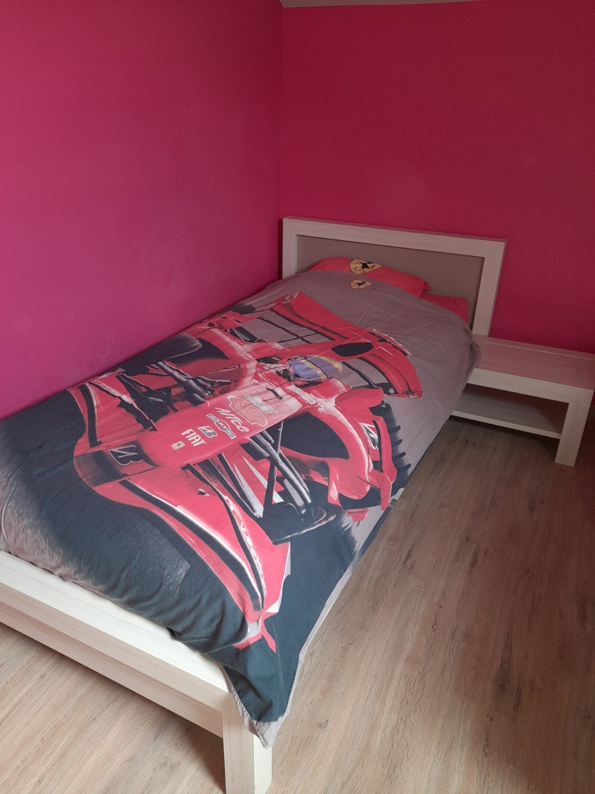 Eenpersoonsbed voor kind/tiener met toebehoren, Ophalen, Gebruikt, Eenpersoons
