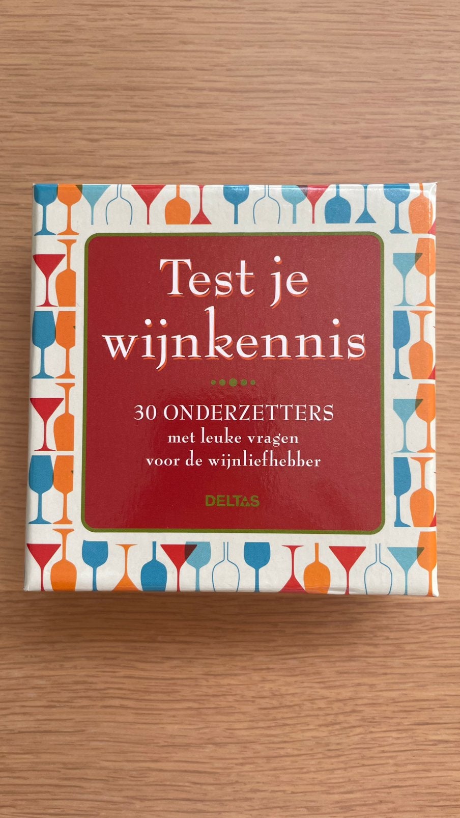 Deltas 30 onderzetters - test je wijnkennis, Ophalen, Nieuw