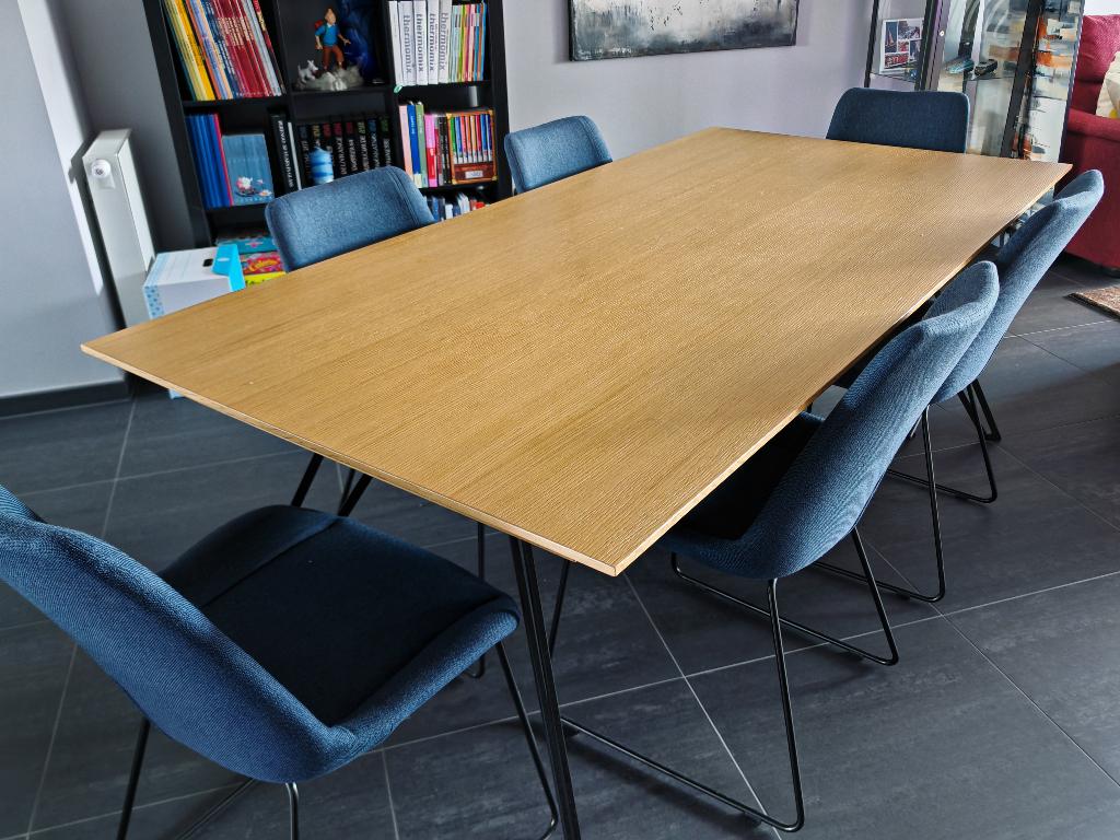 Elégante table en chêne massif extensible 200/300, Maison & Meubles, Tables | Tables à manger, Comme neuf, 50 à 100 cm, 200 cm ou plus