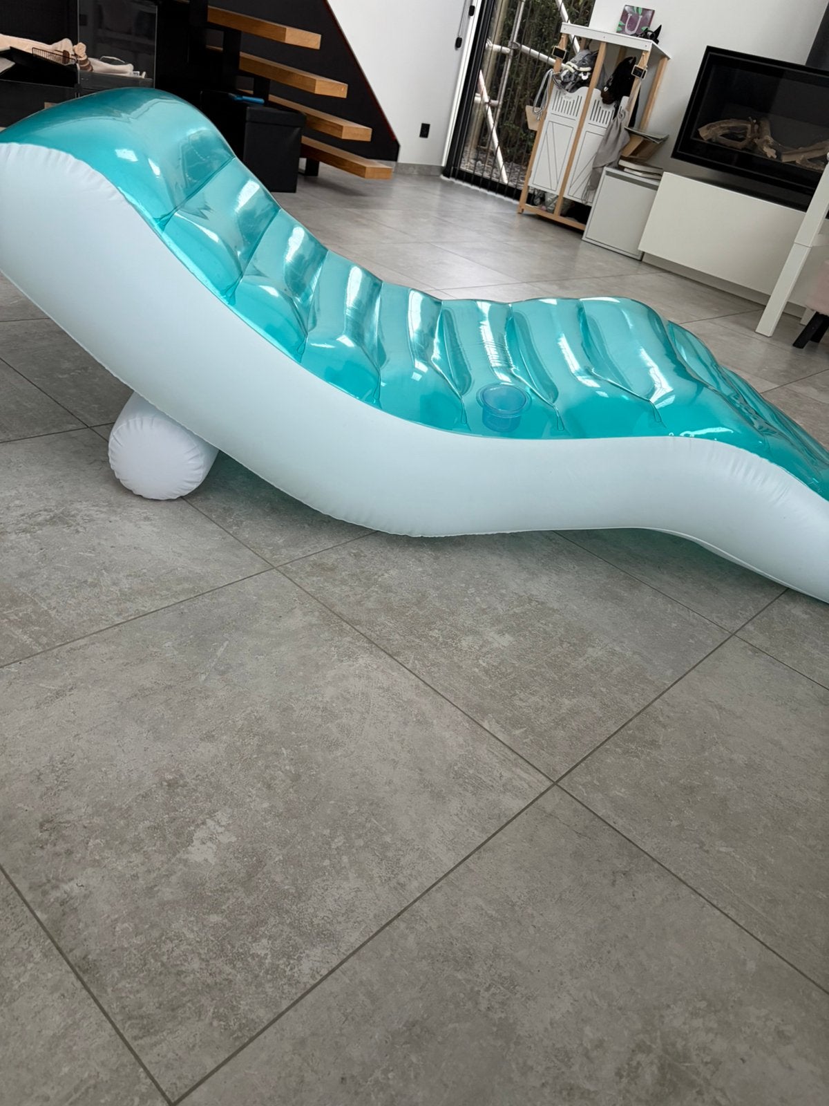 Lounge luchtbed, Tuin en Terras, Ophalen of Verzenden, Zo goed als nieuw