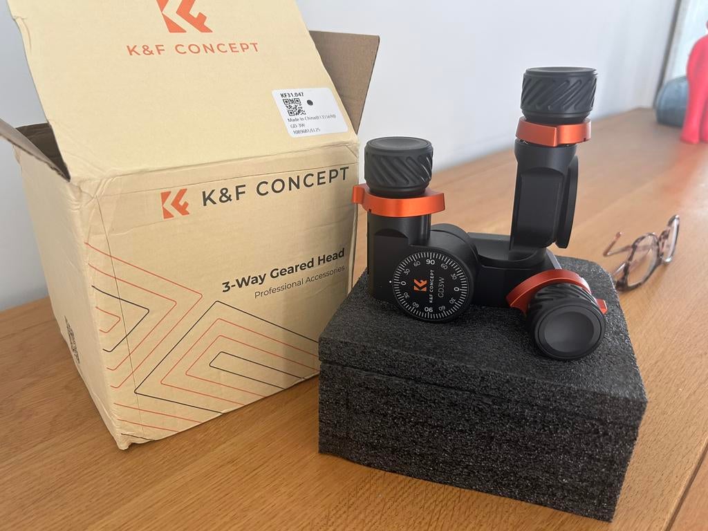 Statiefkop K&F, Audio, Tv en Foto, Fotografie | Statieven en Balhoofden, Ophalen of Verzenden, Zo goed als nieuw