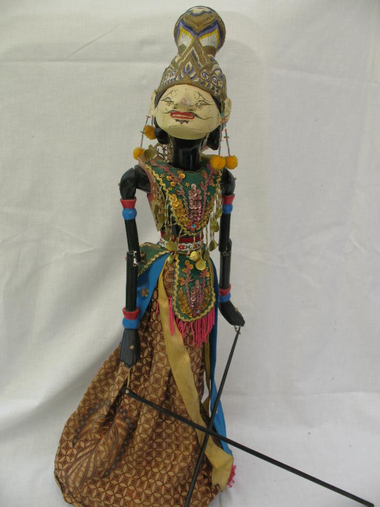 Vintage grote Wayang Golek pop (nr. 7), Enlèvement ou Envoi